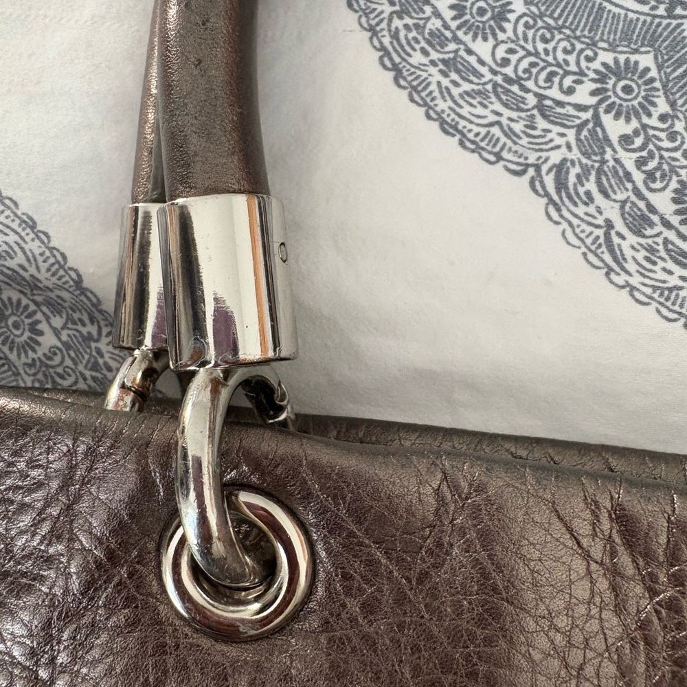 Marc Jacobs Metallic Leather Tote Bag - Picture 7 of 16